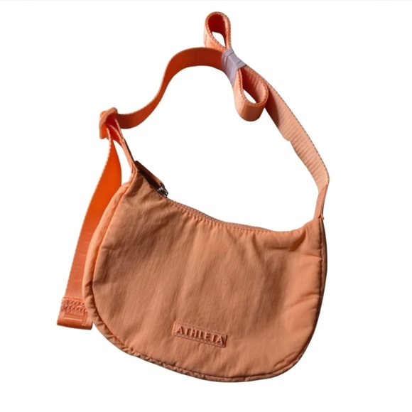Athleta Handbags - Athleta Coral Mini Sling Bag Crossbody “Power of She” Lightweight Nylon